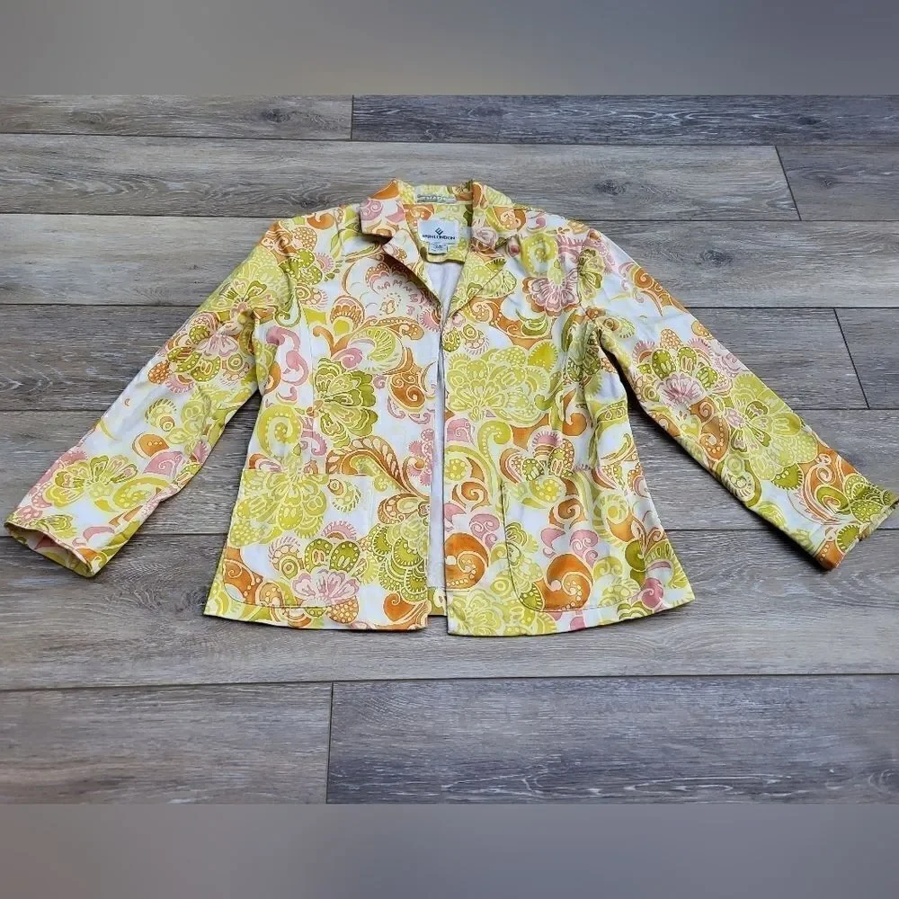 Vintage Erin London summer color blazer